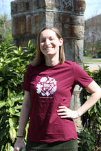 Load image into Gallery viewer, T-shirt: Relaxed Fit Jersey Cotton T-Shirt (Maroon)