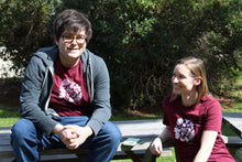 Load image into Gallery viewer, T-shirt: Relaxed Fit Jersey Cotton T-Shirt (Maroon)