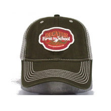 Load image into Gallery viewer, Decatur Farm to School Heavy Washed Trucker Cap