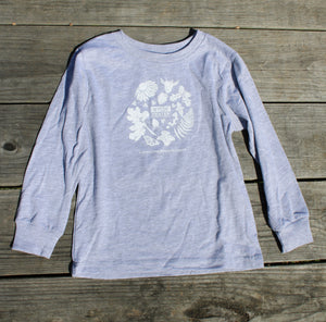 Youth Long Sleeve Shirt (Heather Gray)