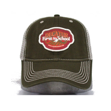 Load image into Gallery viewer, Decatur Farm to School Heavy Washed Trucker Cap
