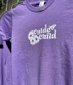 Youth T-shirt: Purple Heather Wylde Child