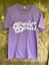 Load image into Gallery viewer, T-shirt: Purple Wylde Child T-shirt for Adults!
